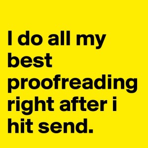 Proofreading